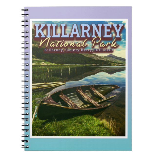 CADERNO ESPIRAL KILLARNEY NATIONAL PARK - KILLARNEY IRLANDA (Frente)
