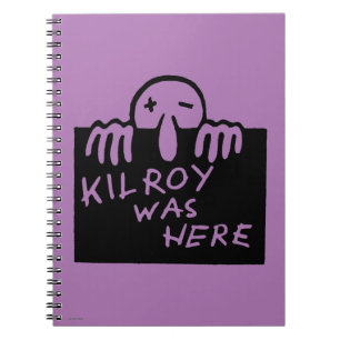 Caderno Espiral Kilroy estava aqui
