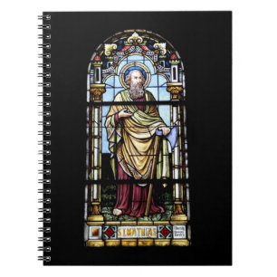 Caderno Espiral Kirchenfenster Plaffeien Schweiz / Suisse Nootbook
