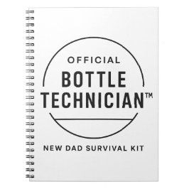 Caderno Espiral Kit de Sobrevivência do Novo Pai Técnico de Garraf