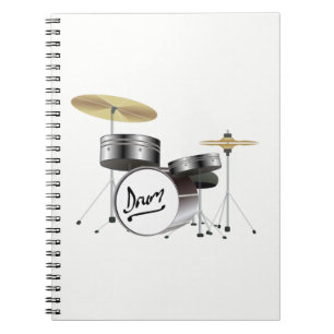 Caderno Espiral Kit do tambor