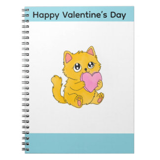 Caderno Espiral Kitten