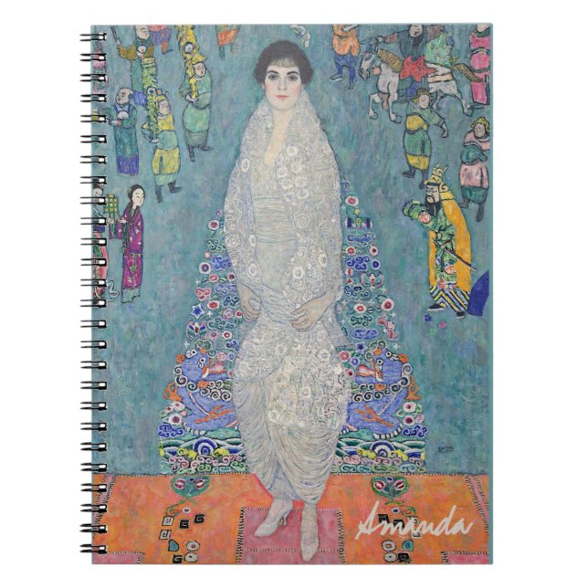 Caderno Espiral Klimt – Elisabeth Lederer Portrait – Personalized (Frente)