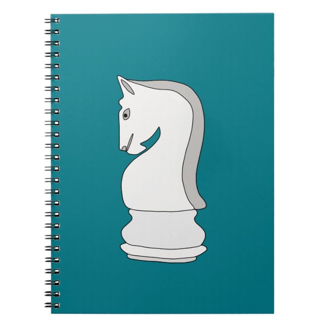 Caderno Espiral Knight Chess (Frente)