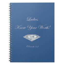 Caderno Espiral Know Your Worth - Journal