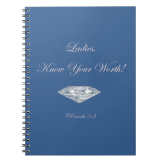 Caderno Espiral Know Your Worth - Journal