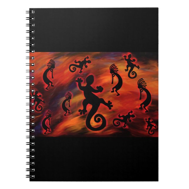 Caderno Espiral Kokopelli Art (Frente)