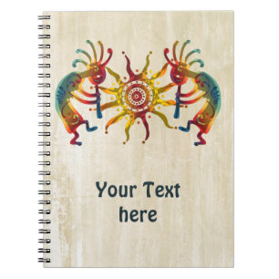 Caderno Espiral KOKOPELLI DUO SUN + suas ideias