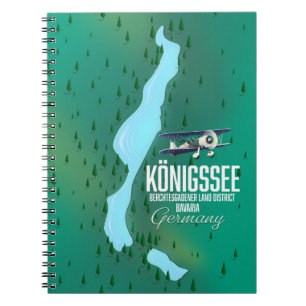 Caderno Espiral Königssee Berchtesgadener Alemanha