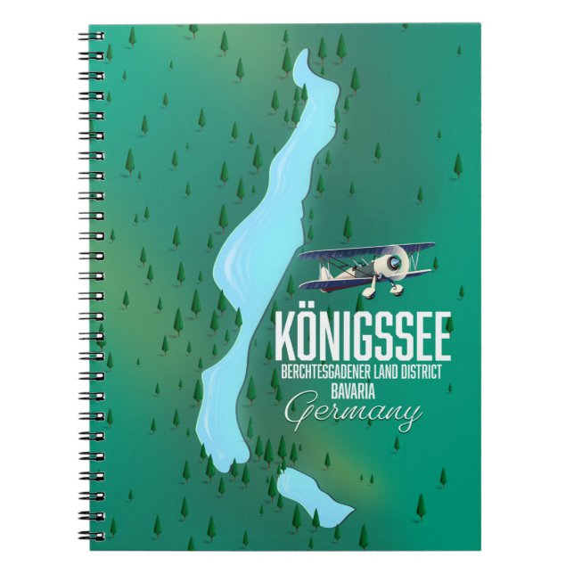 Caderno Espiral Königssee Berchtesgadener Alemanha (Frente)