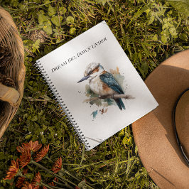 Caderno Espiral Kookaburra Azul Verdadeiro, personalizado