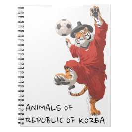 Caderno Espiral Korean Tiger Striker in Gat