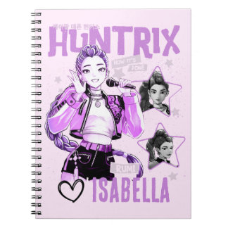 Caderno Espiral KPop Demon Hunters Notebook, Kids Huntrix