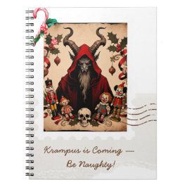 Caderno Espiral Krampus Is Coming – Be Naughty! | Dark Humor Chris