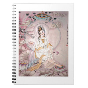 Caderno Espiral Kuan Yin; Deusa budista da piedade