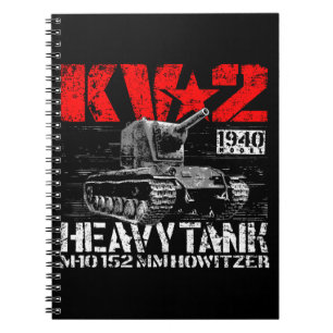 Caderno Espiral KV-2 Tanque pesado soviético