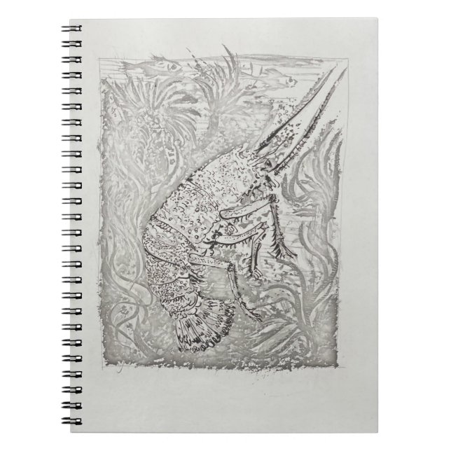 Caderno Espiral La Langouste (Lagosta) (Frente)