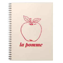 Caderno Espiral la pomme