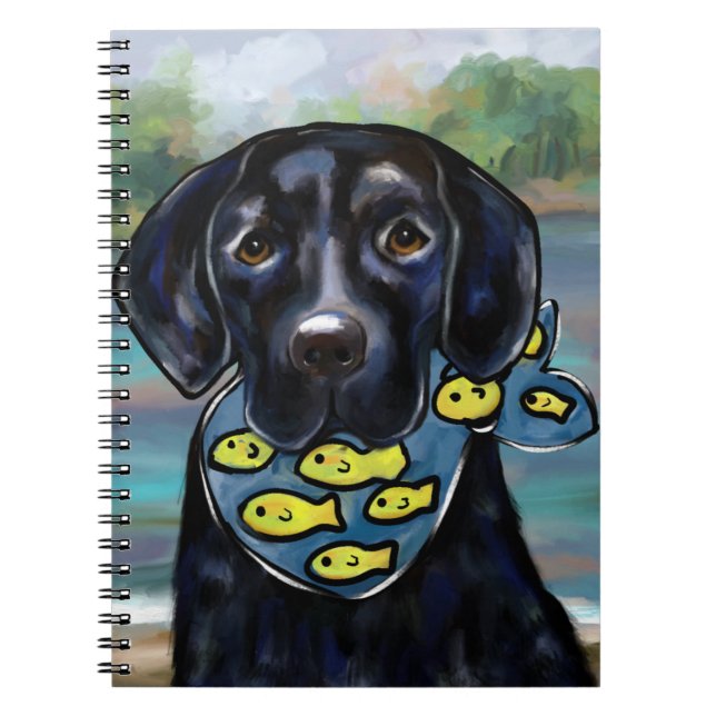 Caderno Espiral LAB preto (Frente)