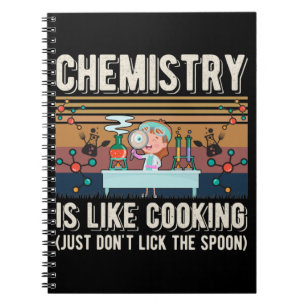 Caderno Espiral Laboratório de Ciência Humor de Química