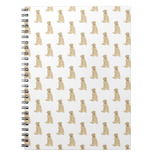 Caderno Espiral Labrador (Amarelo) (Frente)