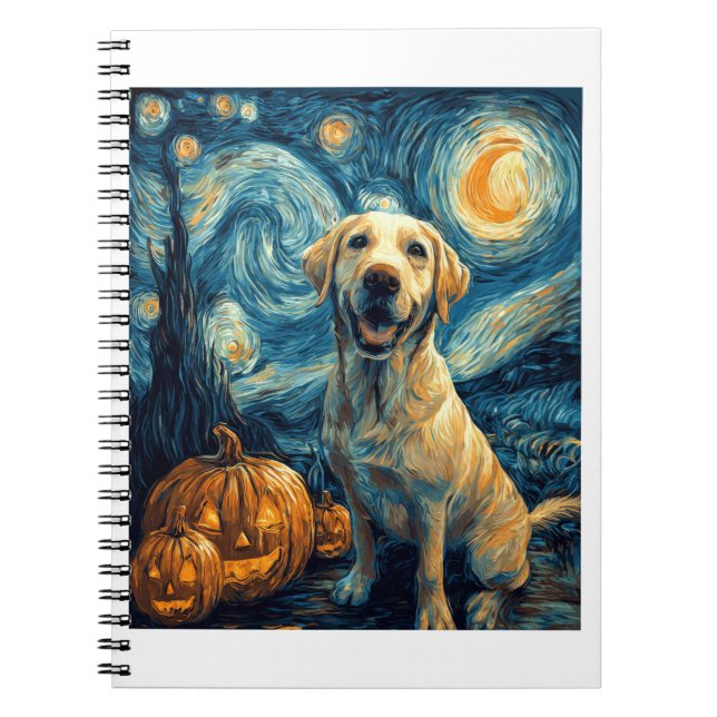Caderno Espiral Labrador Amarelo (2) (Frente)
