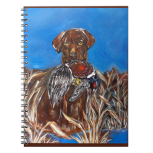CADERNO ESPIRAL LABRADOR CHOCOLATE