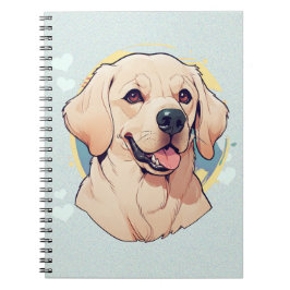 Caderno Espiral Labrador Retriever Splash of Color