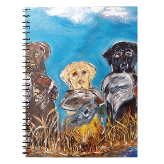 CADERNO ESPIRAL LABRADORES RETRIEVERS (Frente)