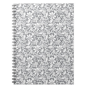 Caderno Espiral Laço branco 1