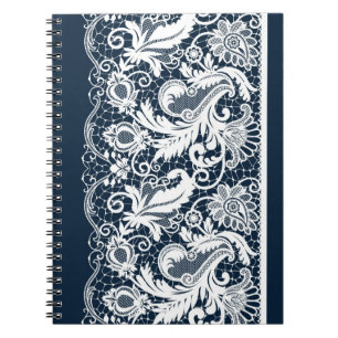 Caderno Espiral Laço branco 2