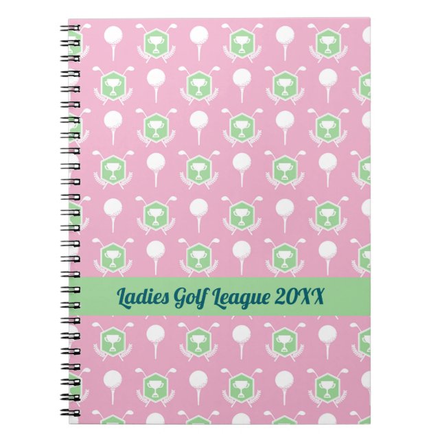 Caderno Espiral Ladies Golf League Spiral Notepad (Frente)