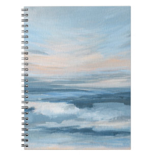 Caderno Espiral Lado Baixo - Pintura de Capa Abstrato