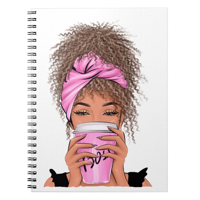 Caderno Espiral Lady Boss Life, Chefe Babe Bangle Bracelet Bu (Frente)