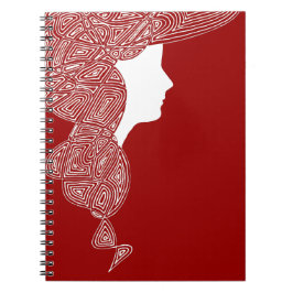 Caderno Espiral Lady Red