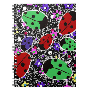 Caderno Espiral Ladybug