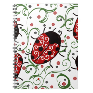 Caderno Espiral Ladybug