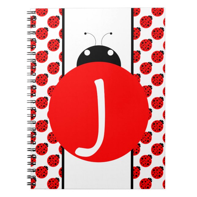 Caderno Espiral Ladybug Monograma (Frente)
