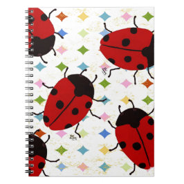 CADERNO ESPIRAL LADYBUGS
