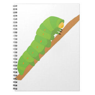 Caderno Espiral Lagarta