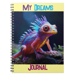 Caderno Espiral Lagarto Espacial