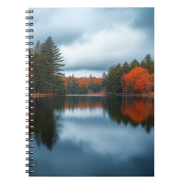 Caderno Espiral Lago de Outono (Frente)