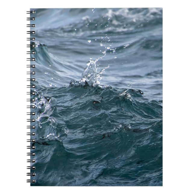 Caderno Espiral Lago Michigan Blue Water (Frente)