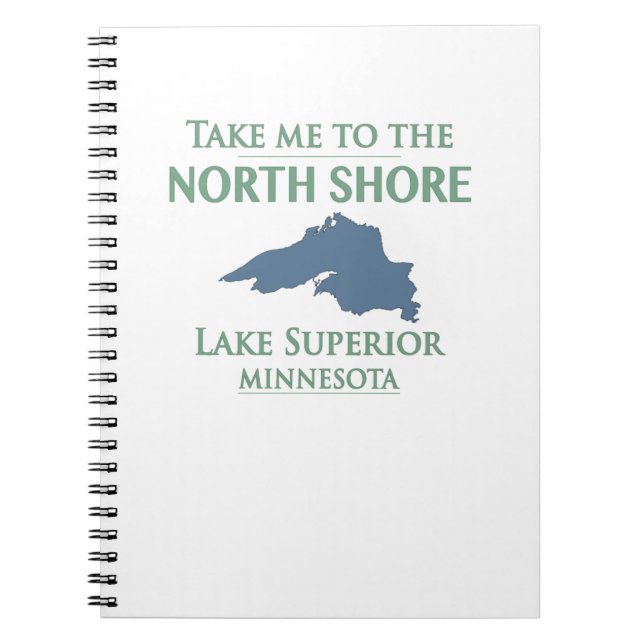 Caderno Espiral Lago Superior North Shore (Frente)