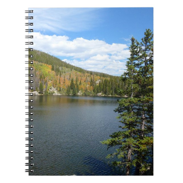 Caderno Espiral Lago Urso no Parque Nacional de Rocky Mountain (Frente)