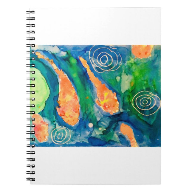 Caderno Espiral lagoa Koi (Frente)