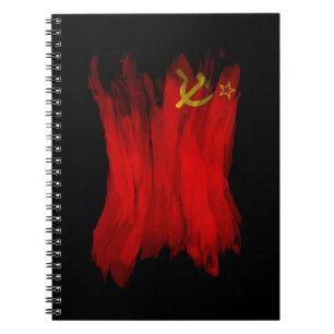 Caderno Espiral Lagoa soviética, bandeira nacional
