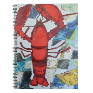 Caderno Espiral Lagosta de Maine