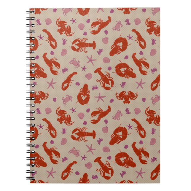 Caderno Espiral Lagosta - Notebook (Frente)