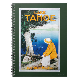 Caderno Espiral Lake Tahoe PosterLake relativo à promoção Tahoe